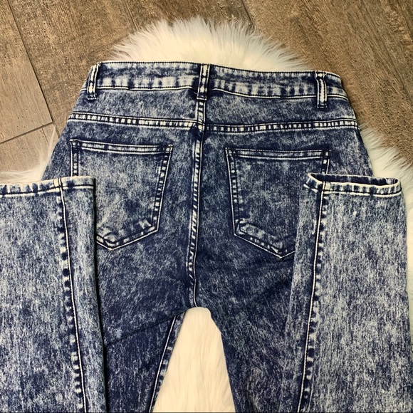 🍀FOREVER 21 Stone Washed High Waist Skinny Jeans - Picture 6 of 7